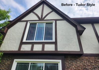 Siding Installation - Tudor-Before