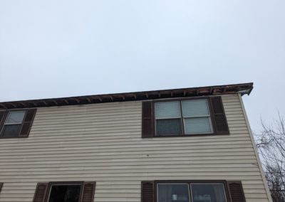 complete over hang system & gutter repair