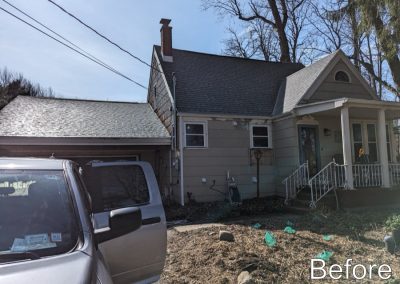 Depew Siding Job - Before