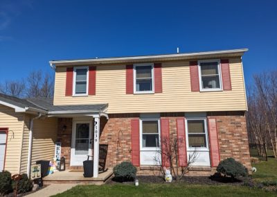 Hamburg Siding Job w/gutter replacement