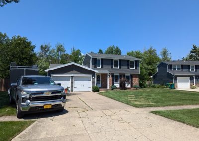 Hamburg Siding Job w/gutter replacement