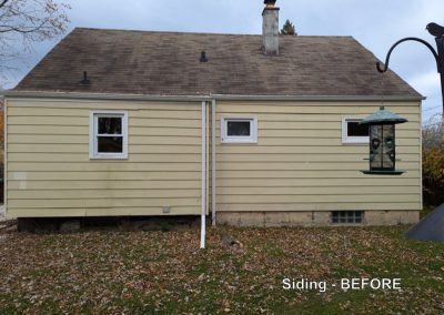 Orchard Park Siding Job - Before